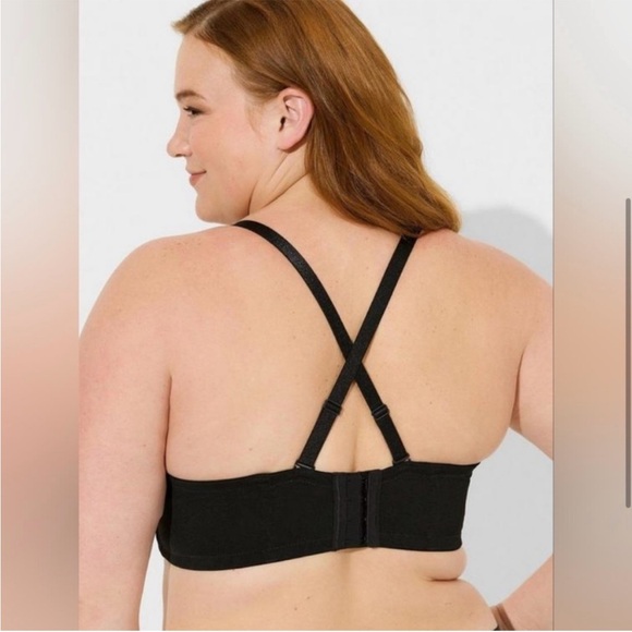 NWT TORRID Bombshell Everyday Convertible Strapless Black Animal Print Bra - Picture 9 of 9